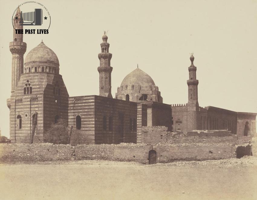 Egypt, Al-Mahmoudiya and Sultan Hassan Mosques, Cairo, 1852