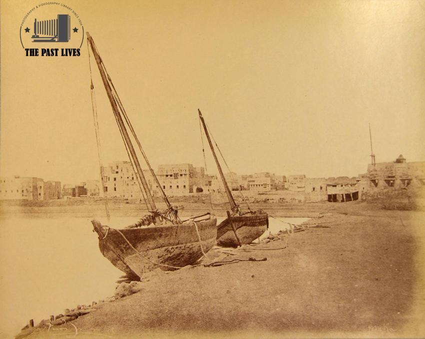 Egypt, Suez,  Khor Bahr in  1855