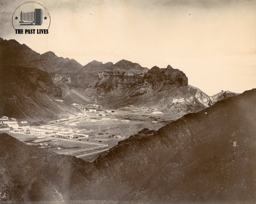 Aden from Above, Rare Panoramic Scene, Yemen,19th Century