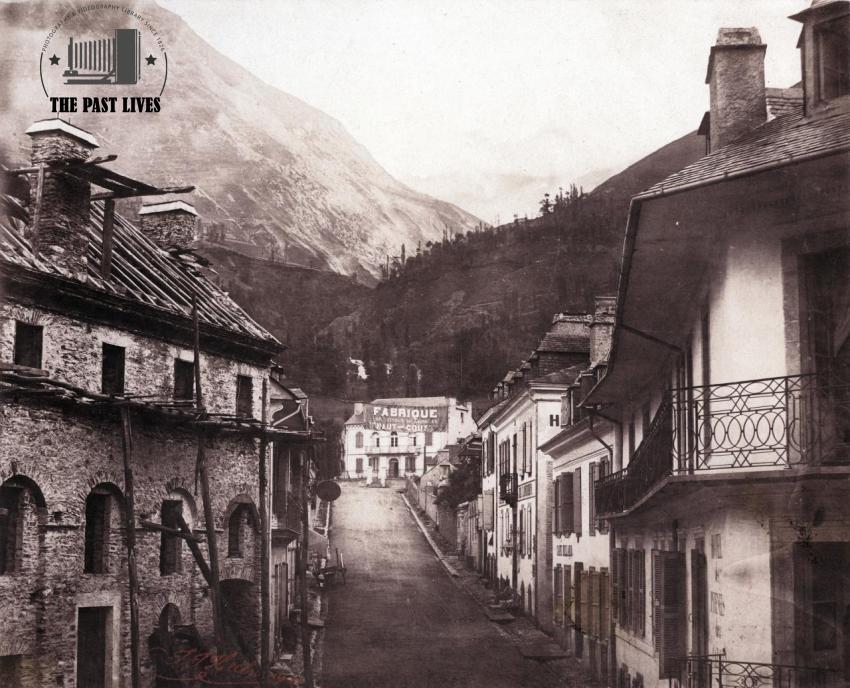 France , View of St  Jean de Luz, Pyrenees 1850
