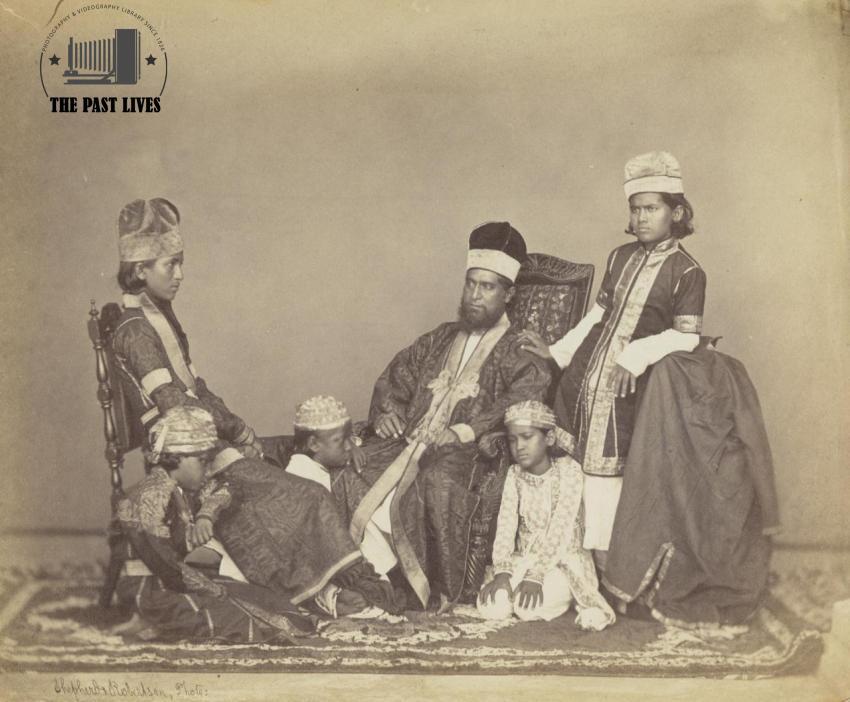1858 Mirza and Family, last descendants of Mughal