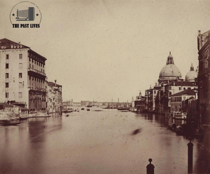 Italy , Venice, Grand Canal, View Towards Giudecca 1855