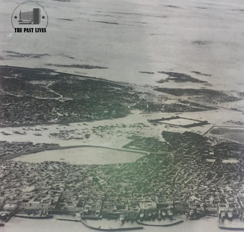 Aerial photograph of a section of Kuwait City 1927