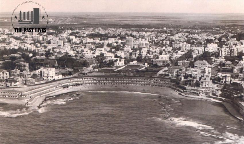 Egypt, Alexandria, Stanley Beach, 1935