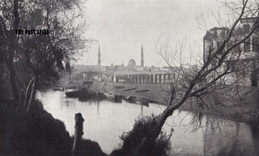 Egypt, Gharbia. Al-Bahr Street in Tanta, 1905