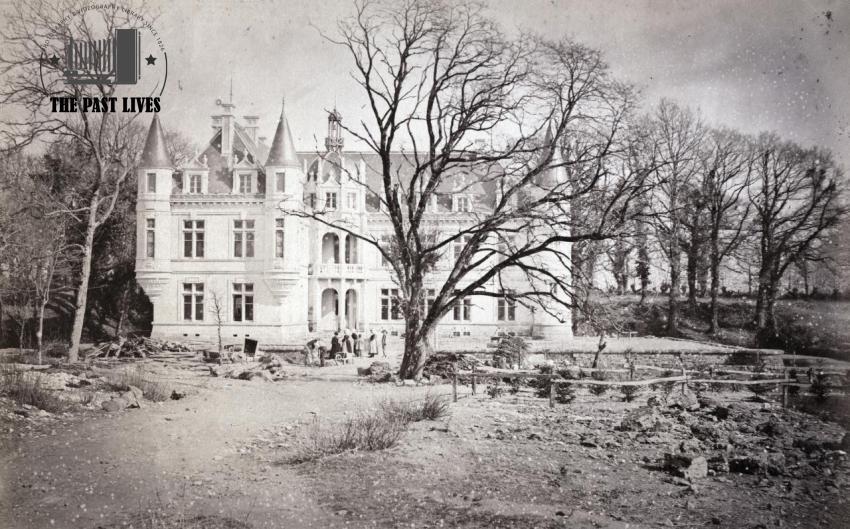 France , Paris ,French Chateau in 1880