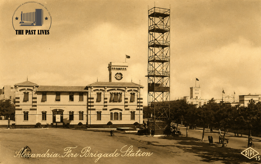 1935 Egypt, Alexandria Fire Brigade Station, Kom el Dikka