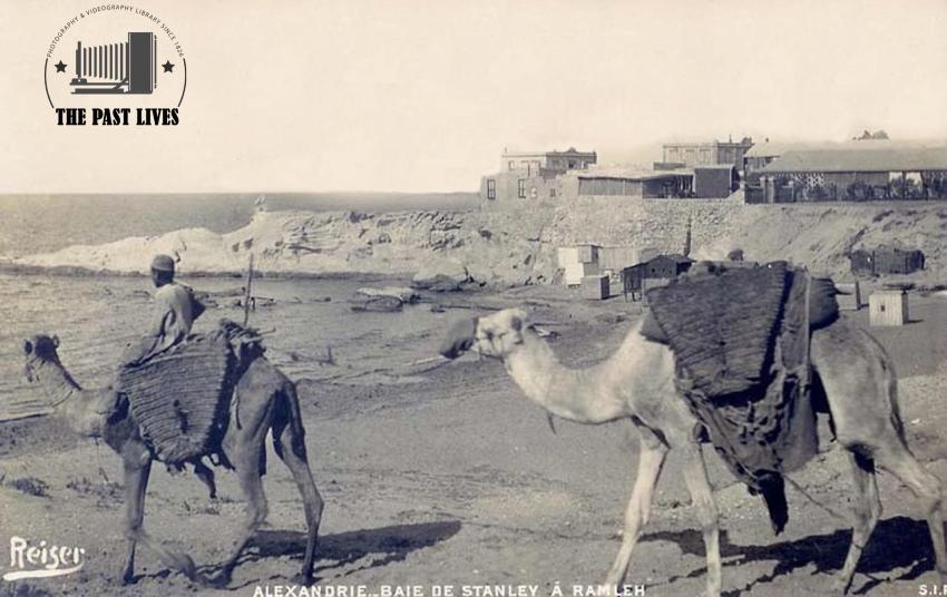 Egypt, Alexandria, Stanley Beach, 1903