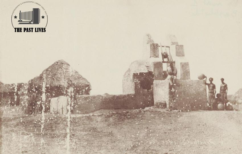 A waterwheel in Zabid, Yemen, 1855