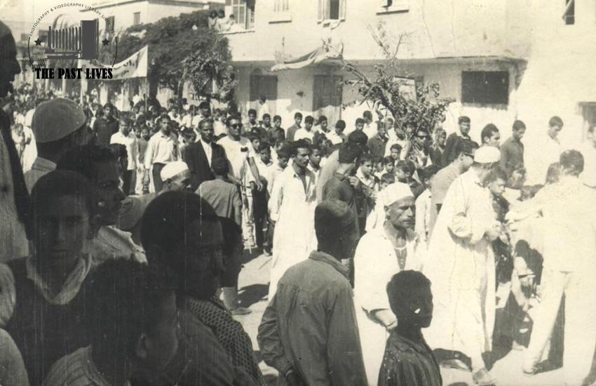 A symbolic funeral for Abdel Nasser in Kafr El Kurdi, Dakahlia, 1970