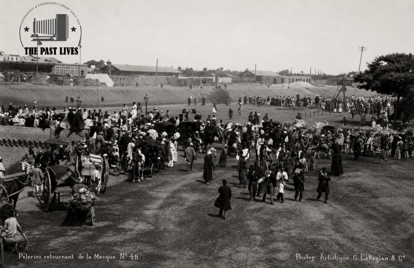 1880  , Egypt  Ramses Square in Cairo