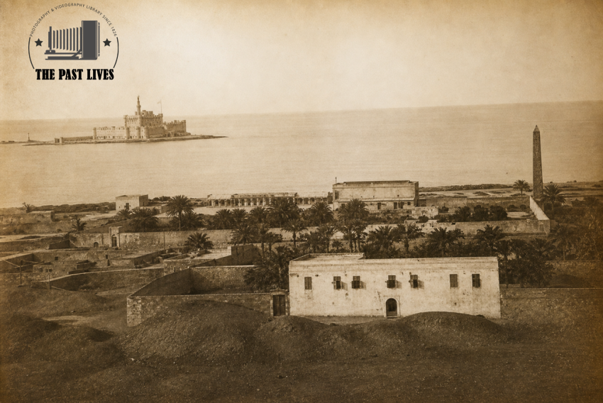 1844  Egypt, Alexandria Cleopatra's Needles