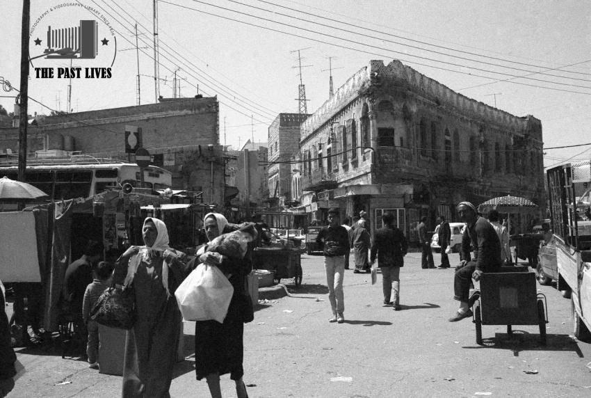 Bab Al-Zawiya Square, Hebron, Palestine, 1987