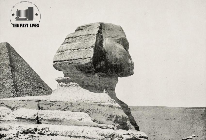 The Great Sphinx of Giza in 1894