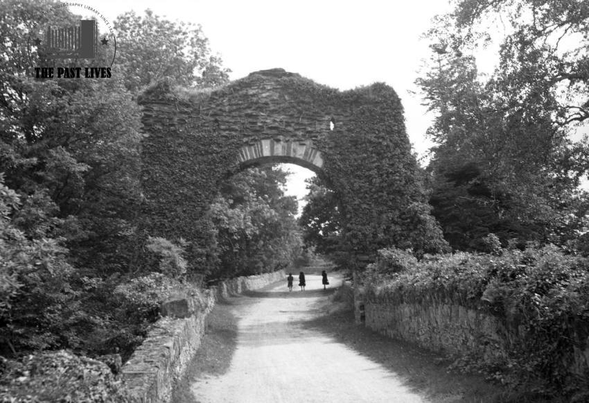 Old Gateway at Castlehoward, Avoca, Co. Wicklow Ireland 1945