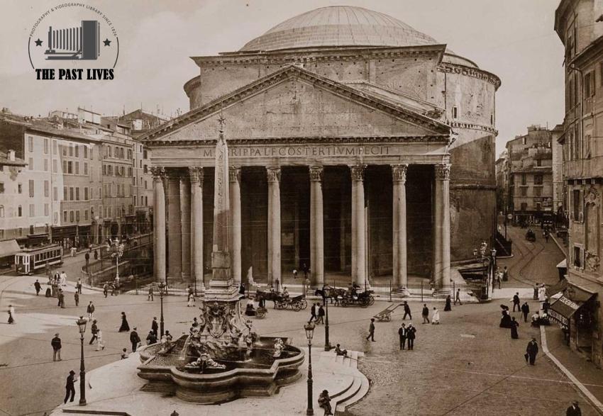 Roma. Il Panteon Italien 1881