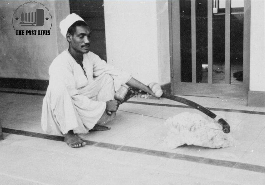 Upholsterer in Luxor , Egypt 1929