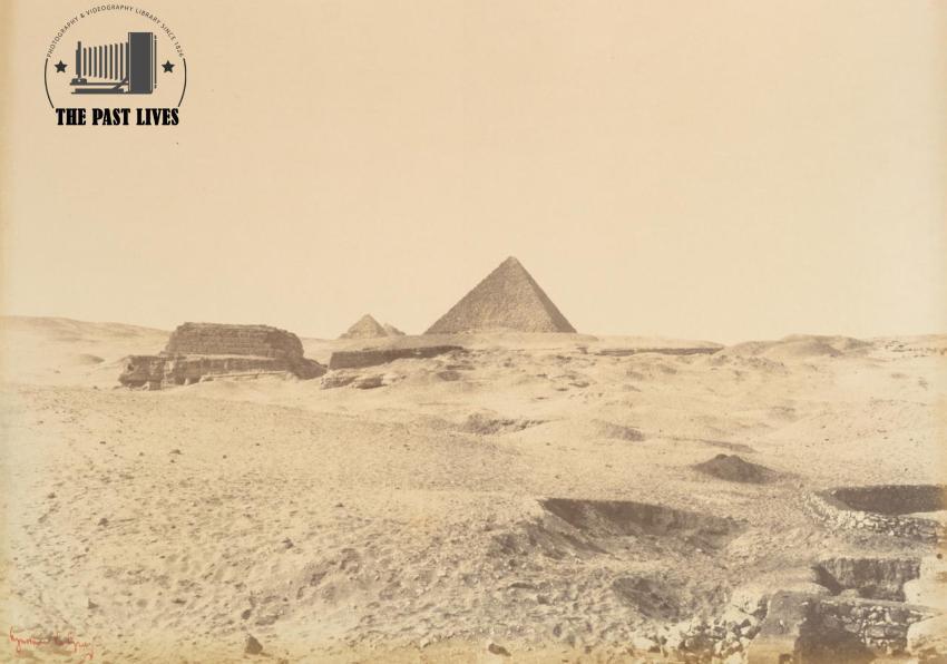 The Pyramids of Giza, Egypt – 1868