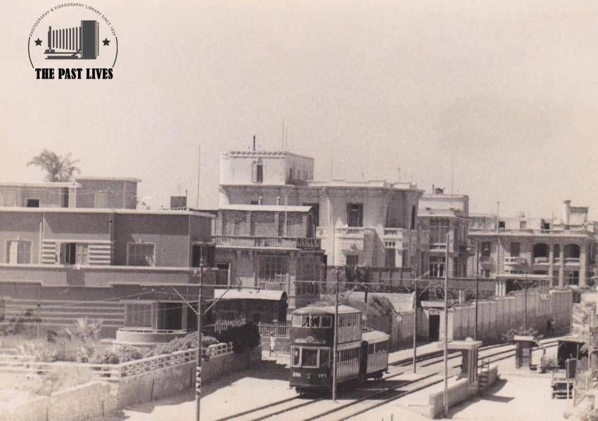 Al-Suyuf Tram Station, Alexandria, circa 1945
