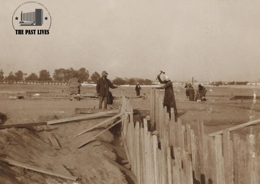 Cairo - Abbassia. Establishment of new British barracks in 1910