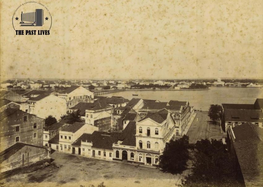 Brazil, the old city of Recife in 1880