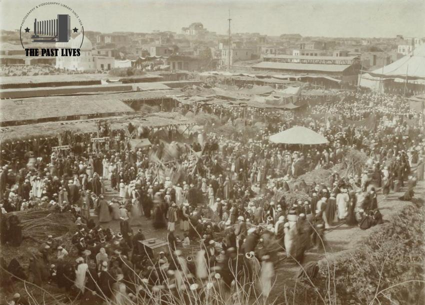 1925 Egypt , market in the city of Damietta