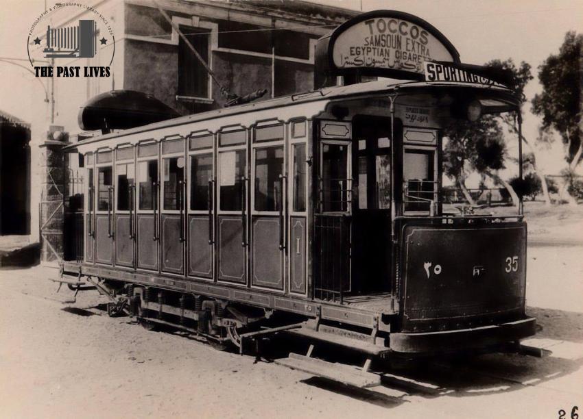 Egypt, Alexandria, Mustafa Kamel Tram , 1927