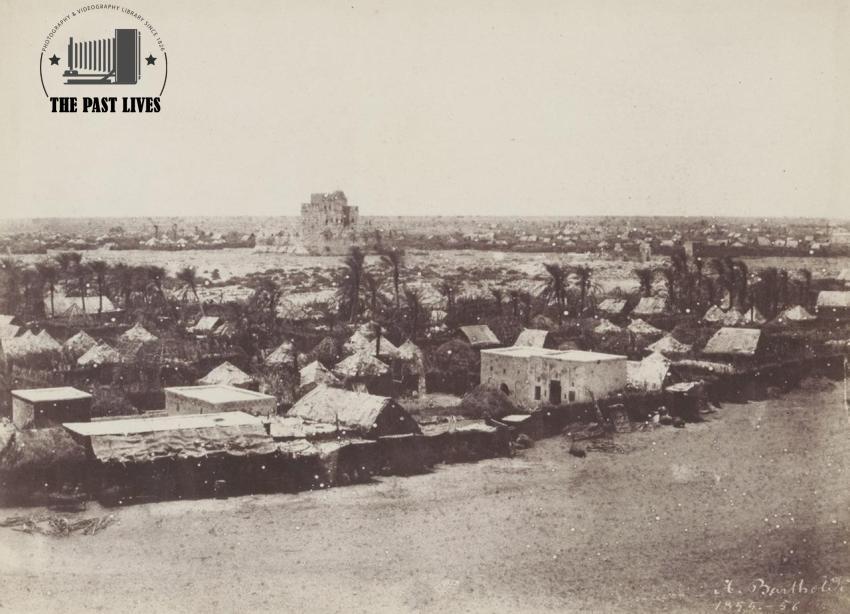 A village in Al Hudaydah, Yemen, 1855