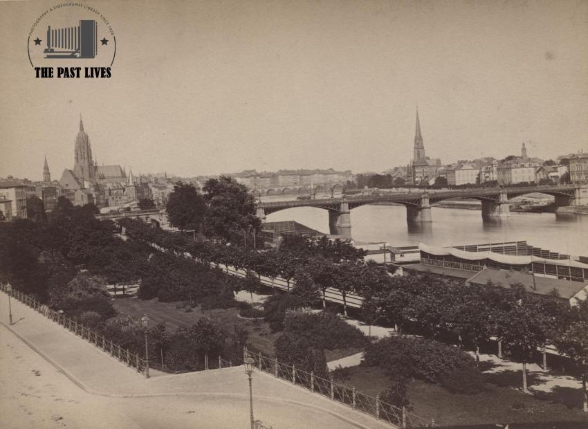 1884 Germany A picture of Frankfurt,