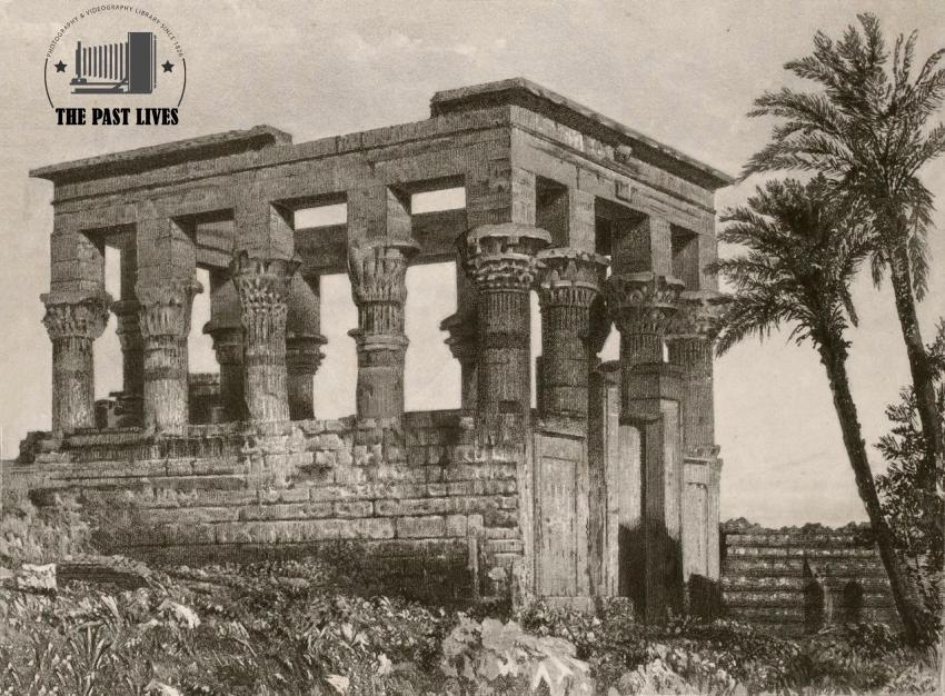 Egypt, the first photograph of Philae In 1839