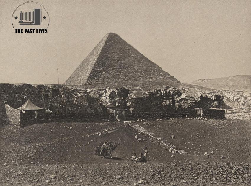 Egypt, First Photograph of the Pyramids of Giza, 1839
