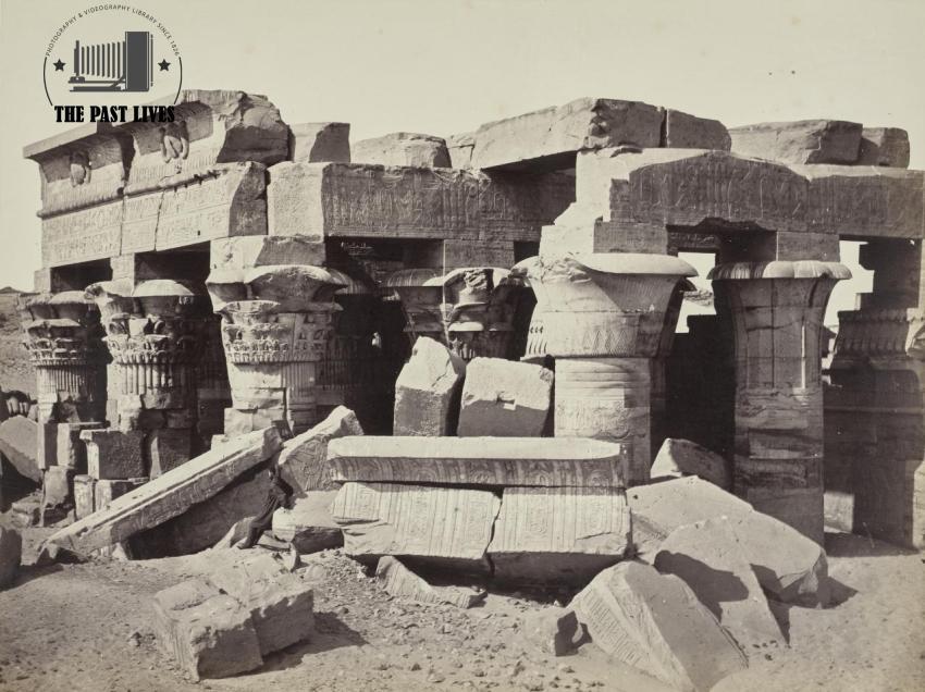 Temple of Kom Ombo in Upper Egypt 1857