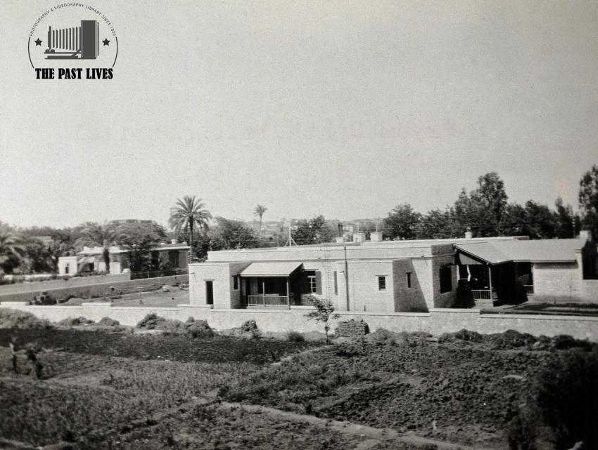 During the Construction of the Ophthalmology Hospital in Fayoum – 1915