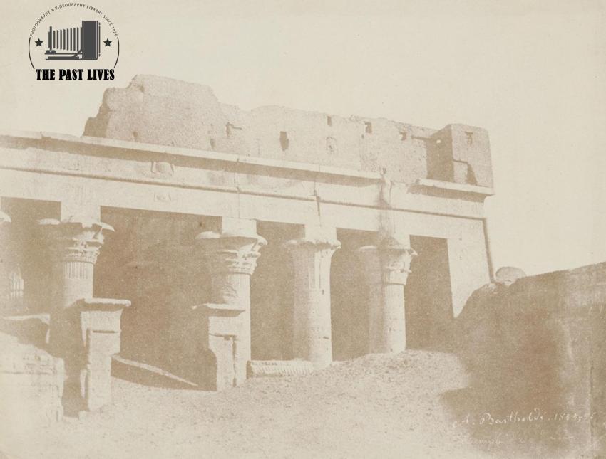 Egypt, Aswan, Edfu Temple, 1856