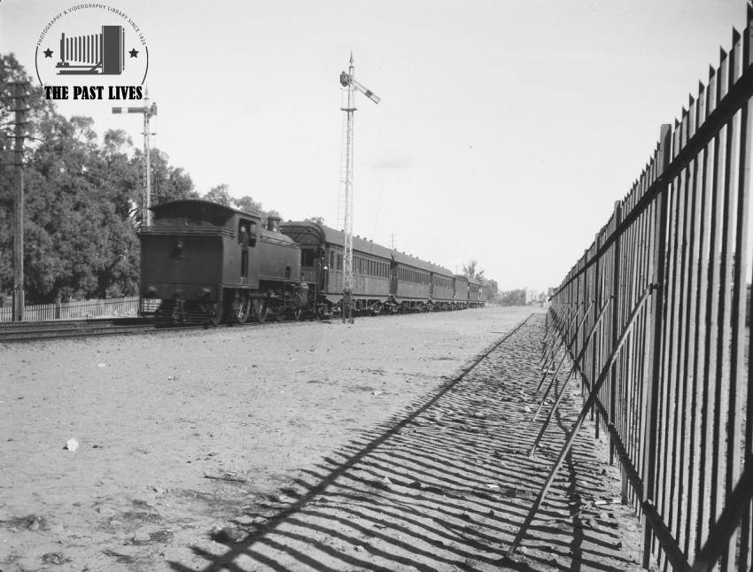 1915 Egypt, Alexandria, Abu Qir train in Sidi Bishr