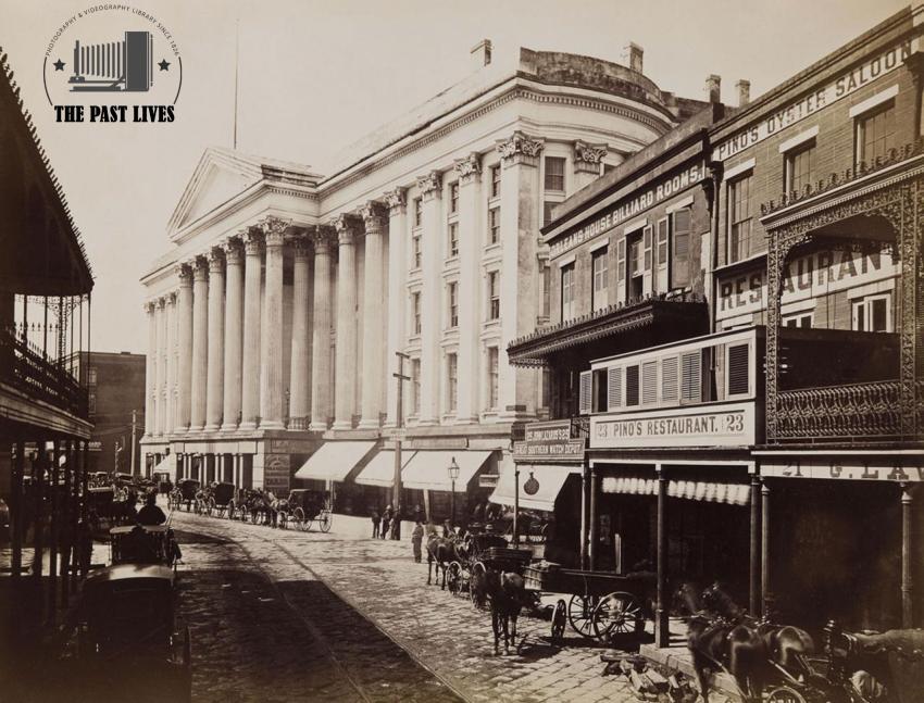USA, Charles Hotel, New Orleans 1867