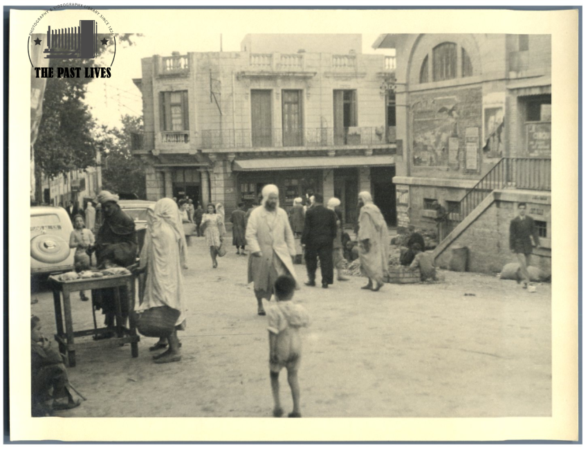 1947 Maroc, scène de rue