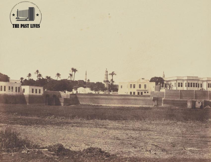 1851 Egypt, a view of the city of Asyut