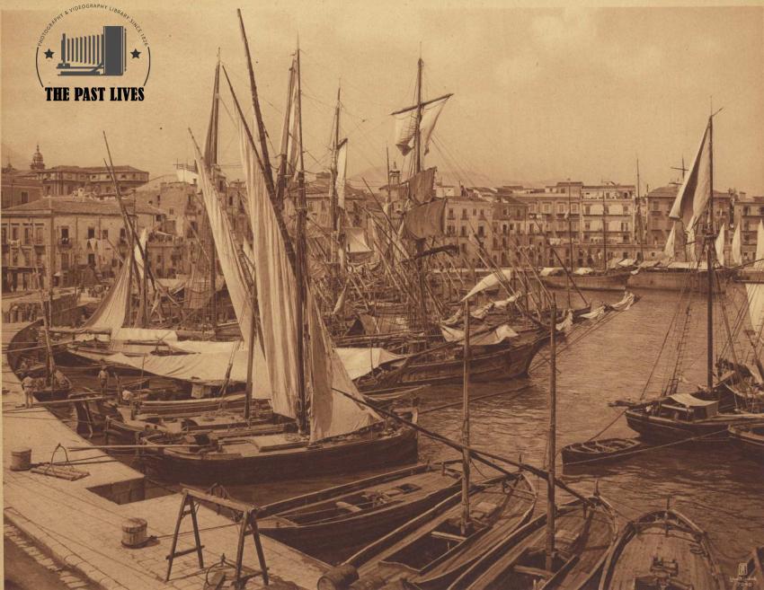 1908  Italy, Porto Carboni port