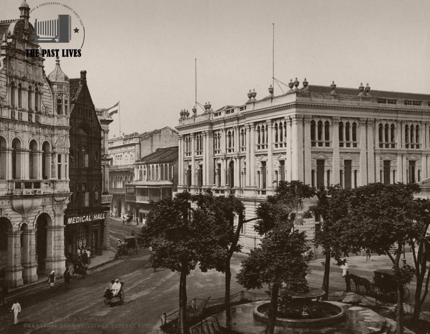 1896 , Singapore  Chartered Bank Buildings  Battery Road
