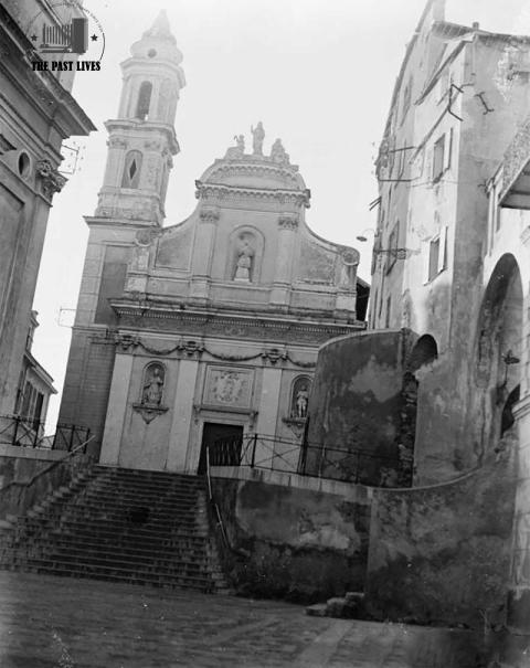 Menton Old Town France 1950s