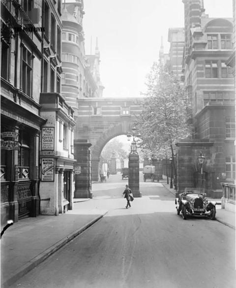 Old Street in Scotland  1920