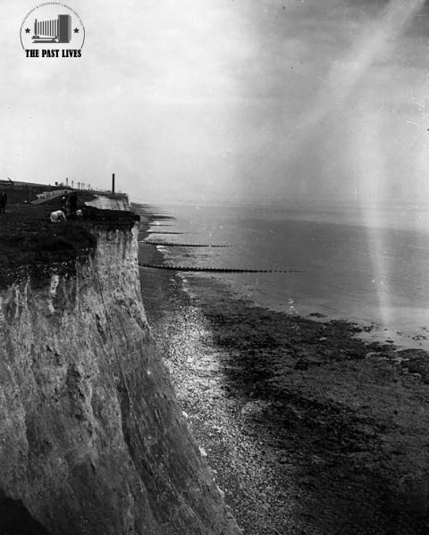 Coast Erosion Near Brighton England 1920s