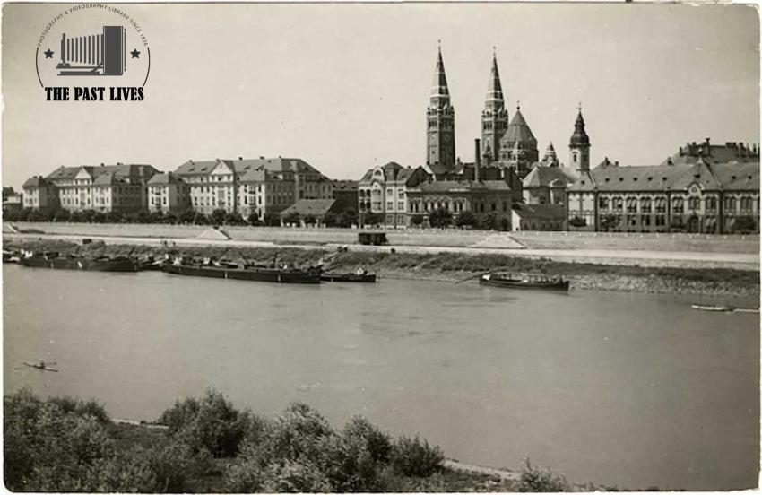View from Újszeged Hungary 1921