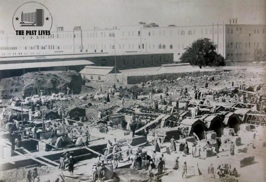 1897-Egyptian Museum construction operations