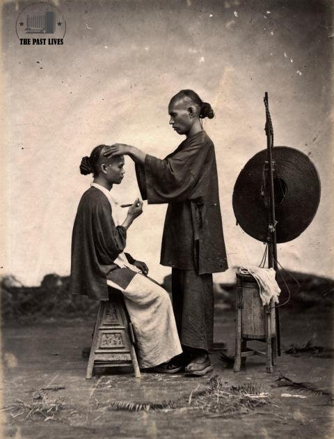 Chinese Barber 1870