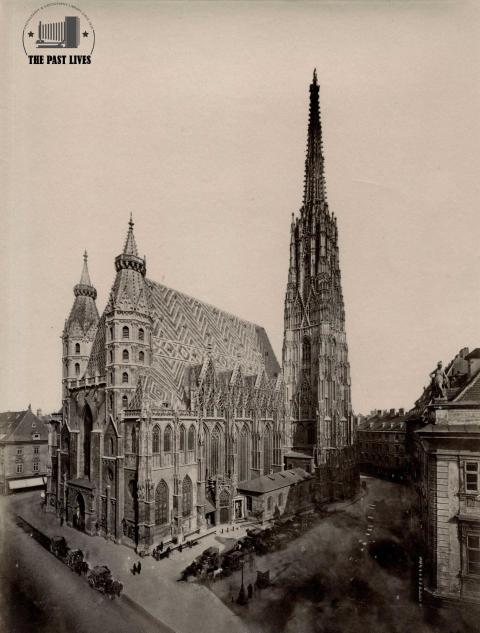1880 Austria ,Vienna St. Stephen's Cathedral