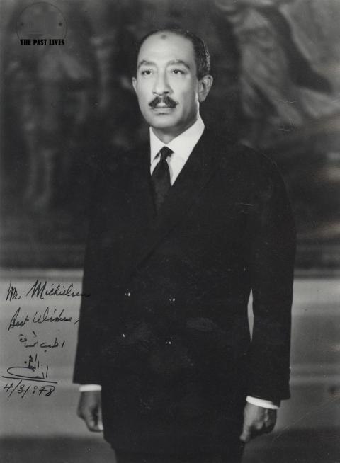 Mohamed Anwar Sadat, President of Egypt in 1978