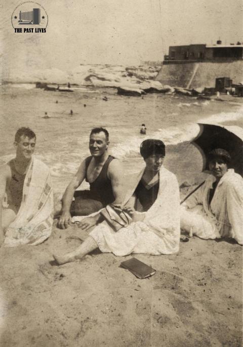 1917 Egypt, Alexandria,  beach  Sidi Bishr