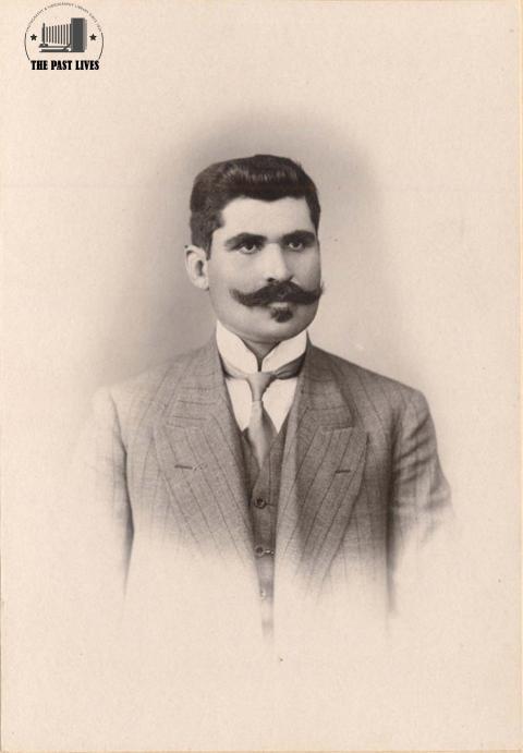 Portrait of a man, Studio Melik, Tantah 1910